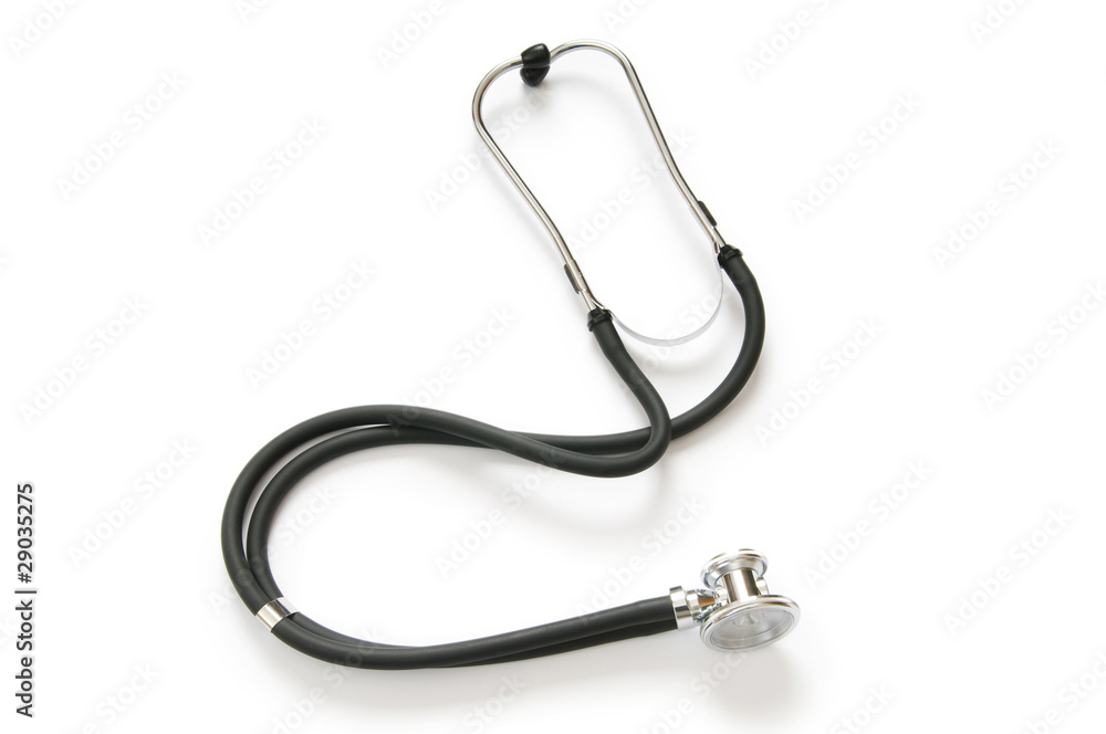 Medical stethoscope isolated on the white background Medical stethoscope isolated on the white background