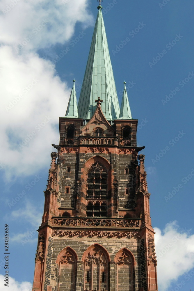 Turm Pfarrkirche St. Peter in Düsseldorf