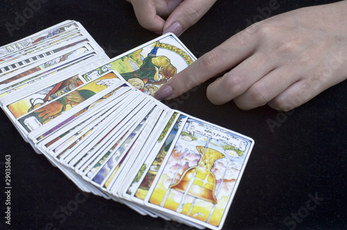 the woman fortuneteller tarot card