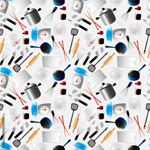 seamless Kitchen pattern