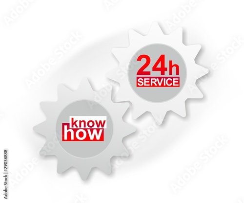 24 h Zahnrad