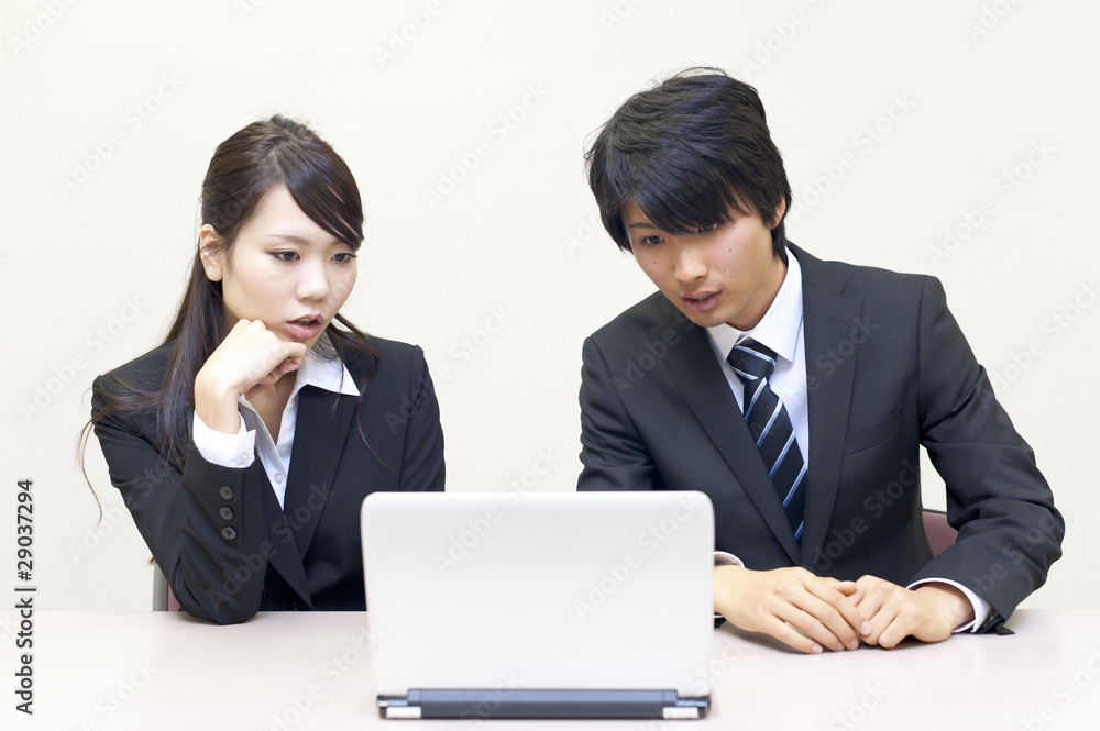 a portrait of young business person a portrait of young business person