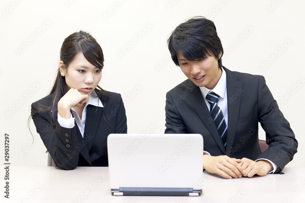 a portrait of young business person a portrait of young business person