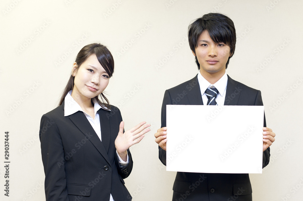 a portrait of young business person a portrait of young business person
