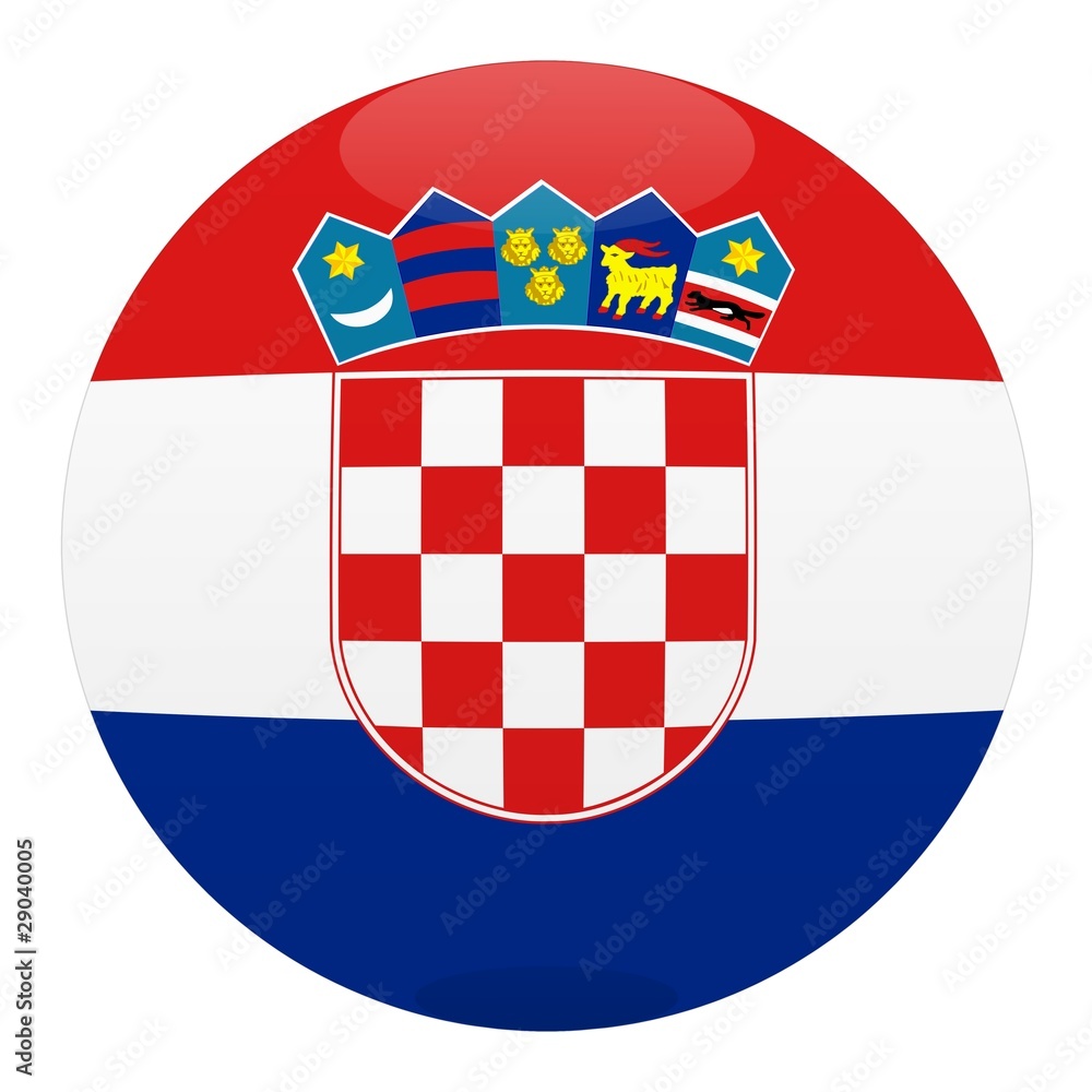 boule croatie croatia ball drapeau flag