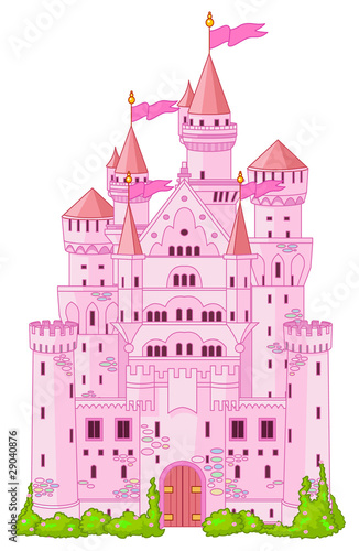 Fototapeta Magic princess Castle