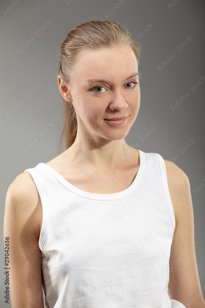 Portrait of an attractive young woman Portrait of an attractive young woman