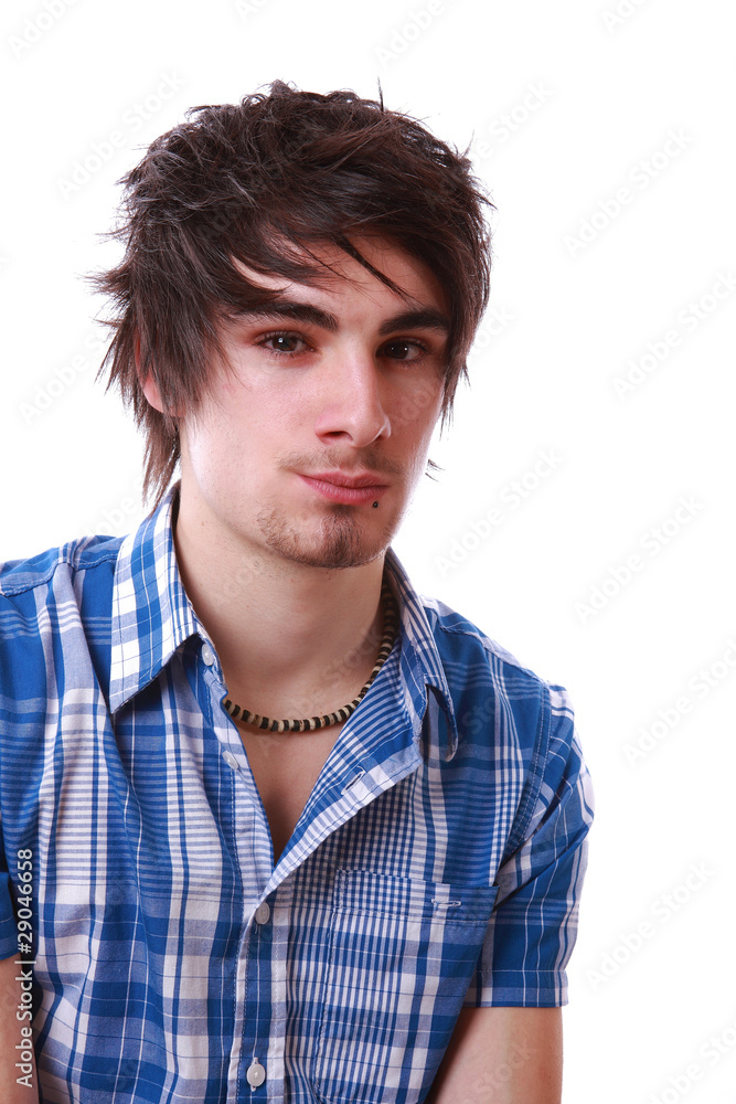 Jeune homme en chemisette Jeune homme en chemisette
