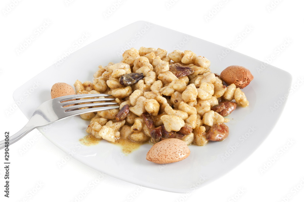 chicken with almonds and curry - pollo alle mandorle e curry chicken with almonds and curry - pollo alle mandorle e curry