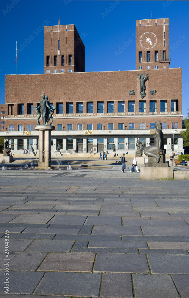 Obraz premium City Hall (Radhuset), Oslo, Norway