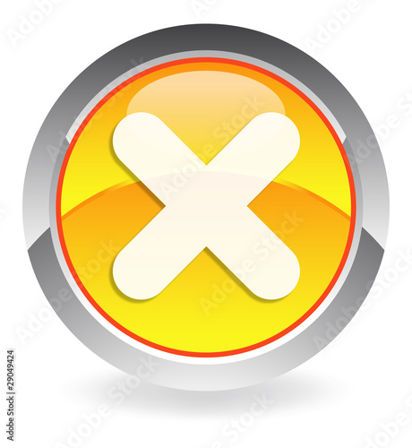 yellow break button