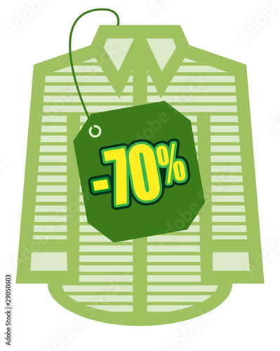Soldes promotions prix vente mode chemise 70% vêtement