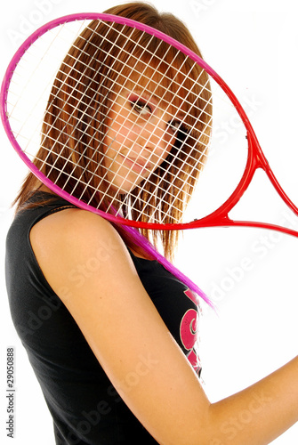 The girl and the tennis racket 011 © francovolpato