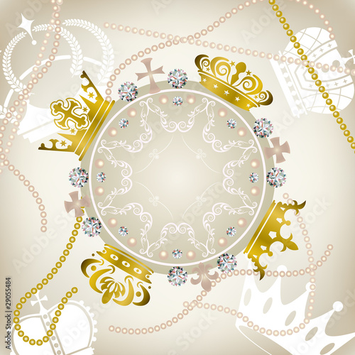 Decoration Crowns Frame