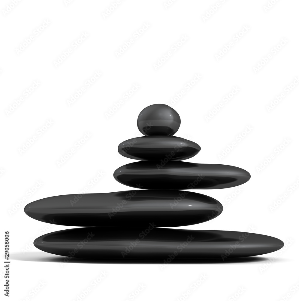 concepto zen con piedras en equilibrio aisladas en blanco concepto zen con piedras en equilibrio aisladas en blanco