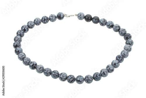 gray beads