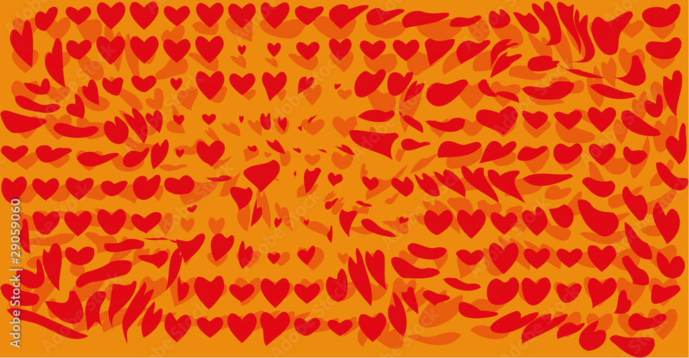 Fototapeta premium Valentine's pattern