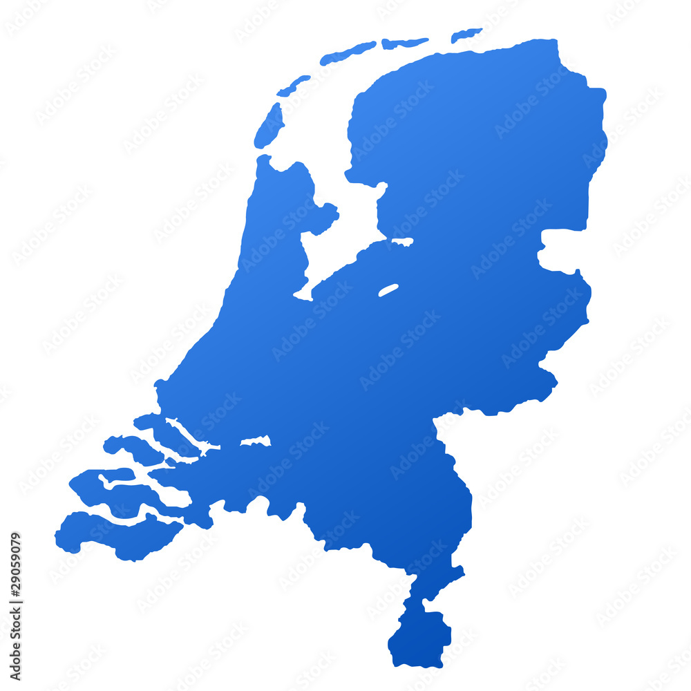 Obraz premium Natherlands Map