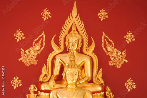 The buddha image is art of Thailand