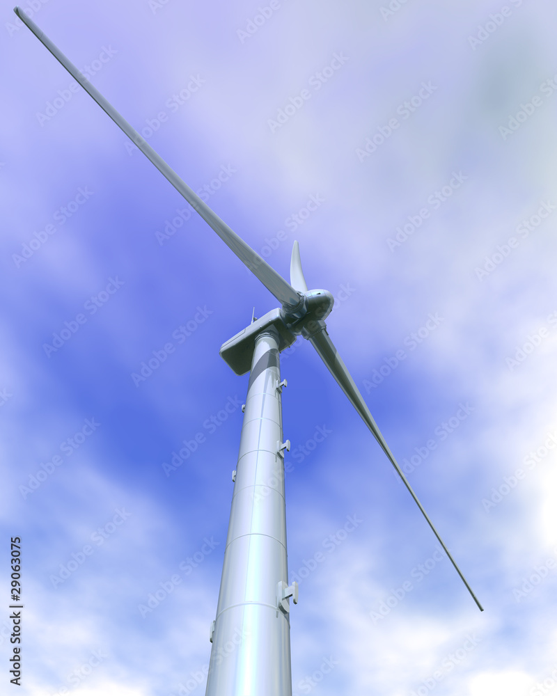 Wind Turbine Close-up Wind Turbine Close-up