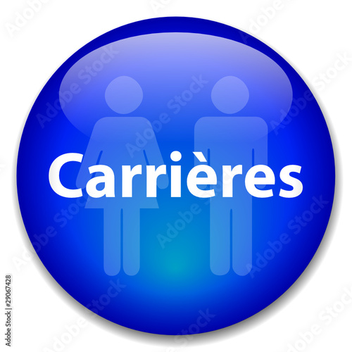 Bouton CARRIERES (recherche emploi recrutement travail chômage)