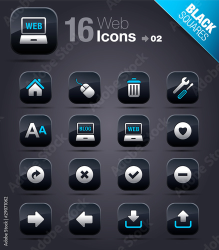 Black Squares - web icons 02