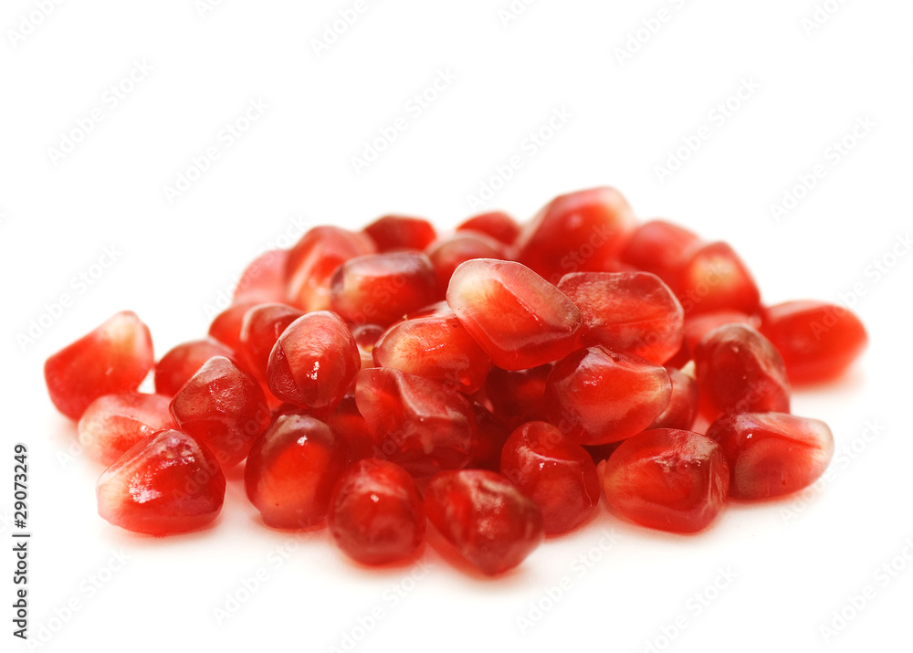 pomegranate isolated on white background pomegranate isolated on white background