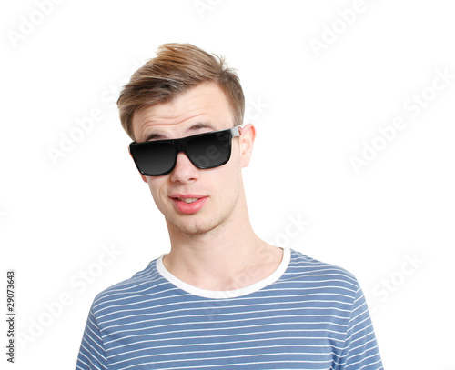 Cool guy with sunglasses © Lasse Kristensen