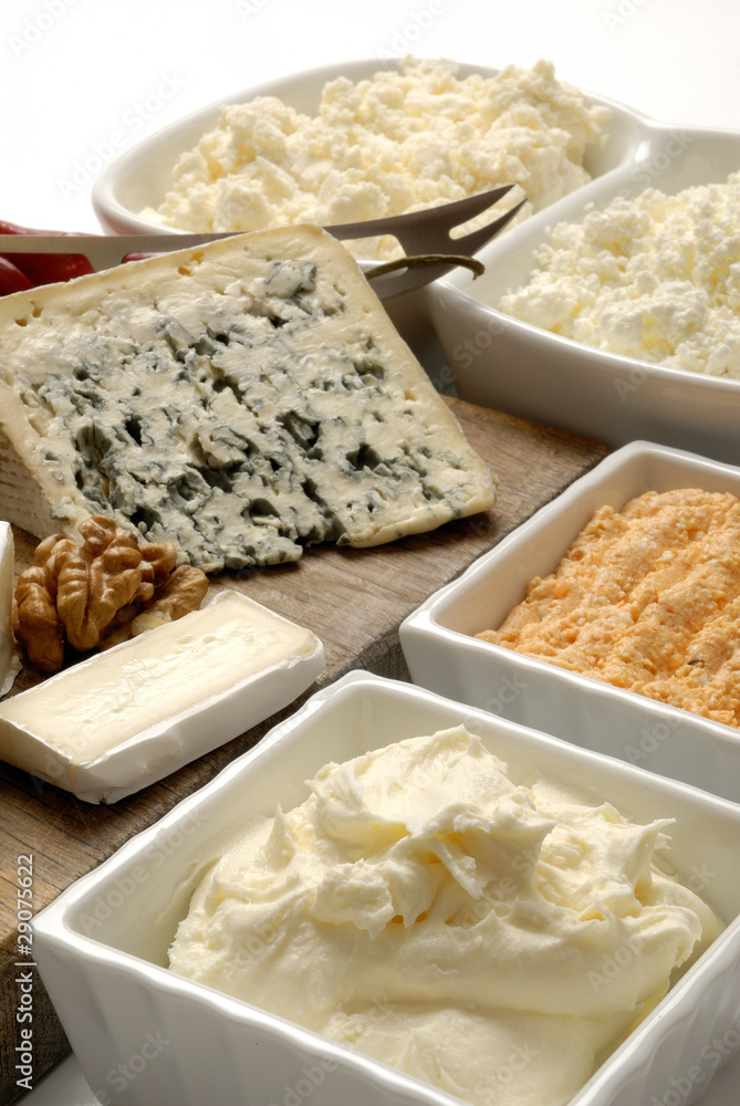 Different cheeses varieties Different cheeses varieties