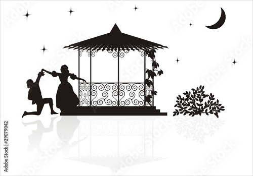 medieval arbor silhouette