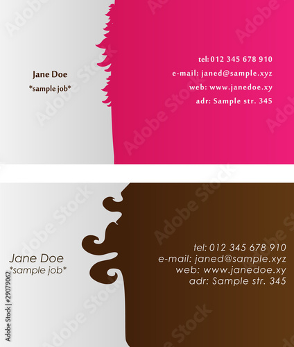 Two Stylish Busines Cards