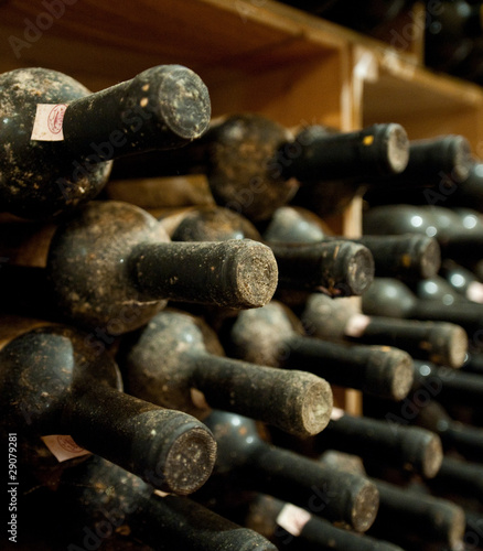 Wine cellar detail