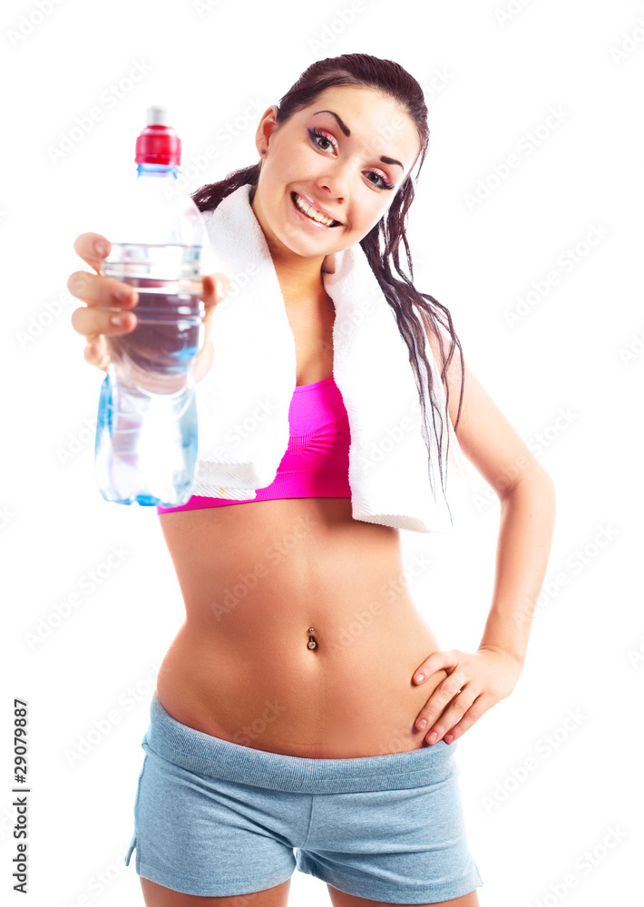 girl with water girl with water