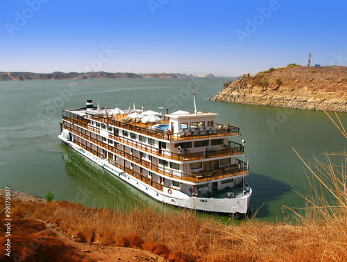Luxury Nile Cruise at Lake Nasser, in Abu Simbel, Aswan (Egypt)