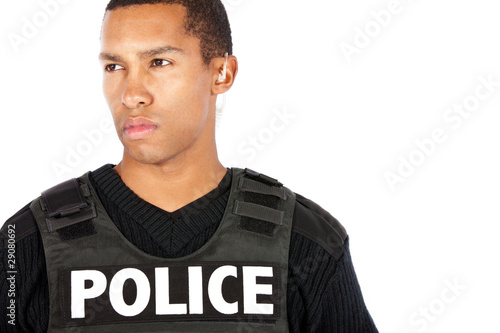 Young police officer