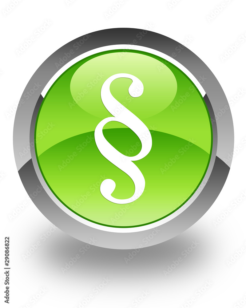 Paragraph icon on green button Paragraph icon on green button