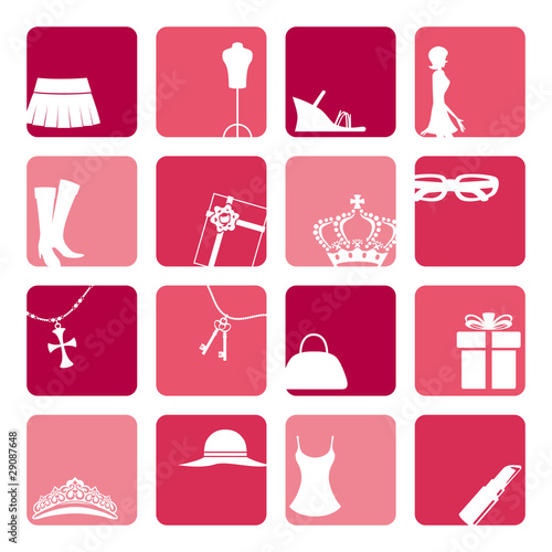 Girls Fashion Icons Set