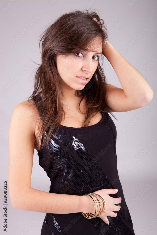 Young and beautiful woman posing Young and beautiful woman posing