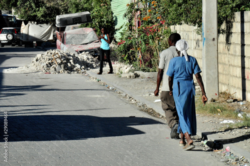 Obraz na plátně Haiti Earthquake 2010