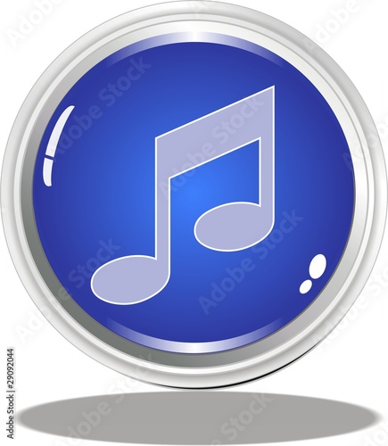 bouton note de musique