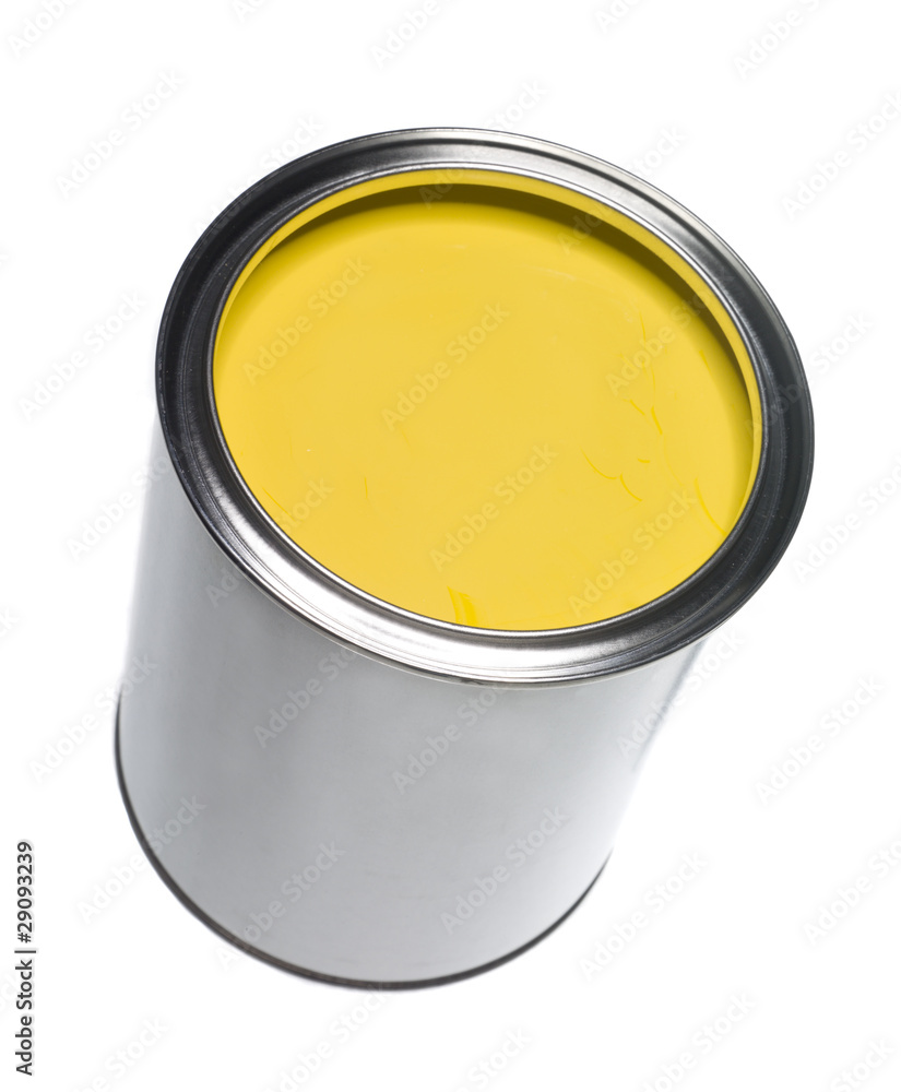 Yellow Paint can