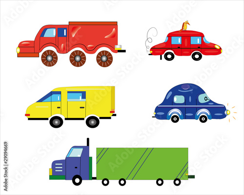 Various types of transport.