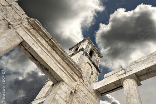 Canvastavla Il tempio di ercole Cori (LT)