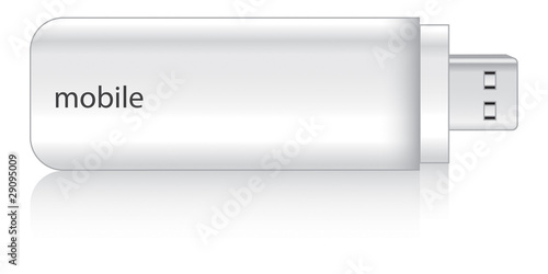 USB Stick weiß mobile