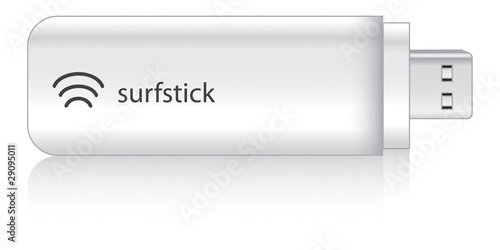 USB Stick weiß surfstick logo