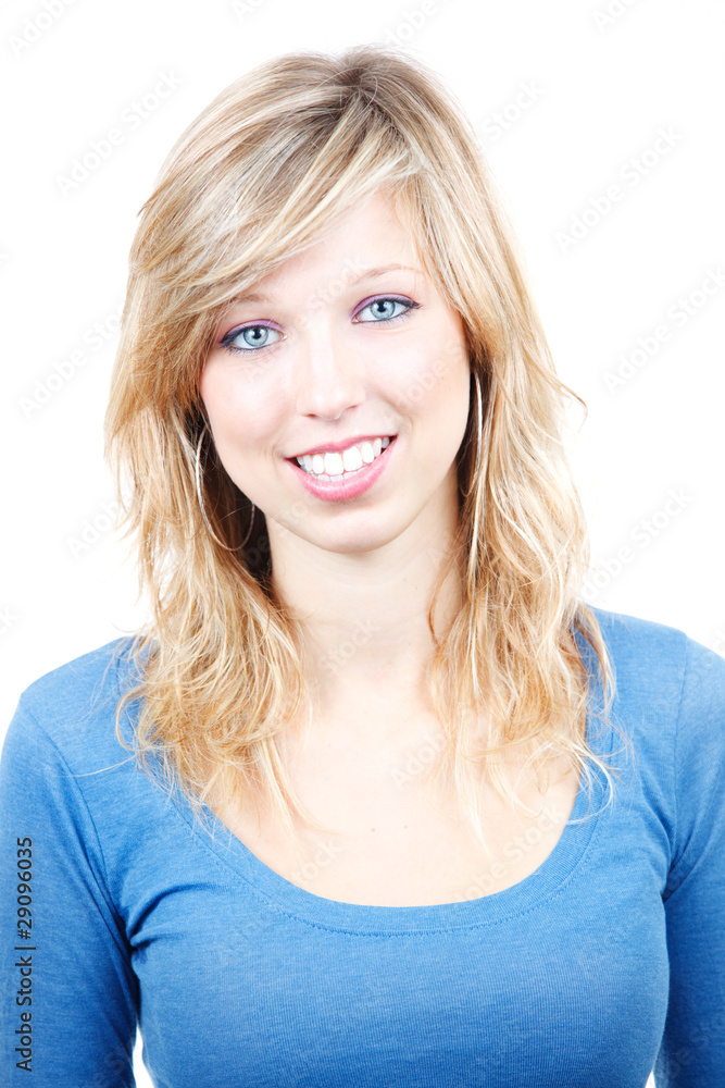 Cheerful young woman Cheerful young woman