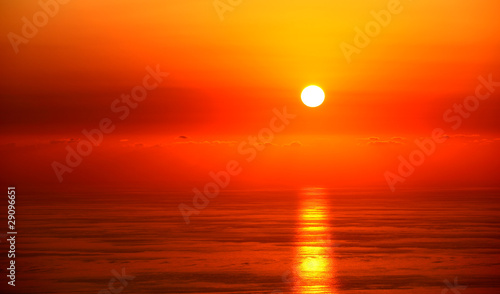 Fototapeta Naklejka Na Ścianę i Meble -  Seascape sunset