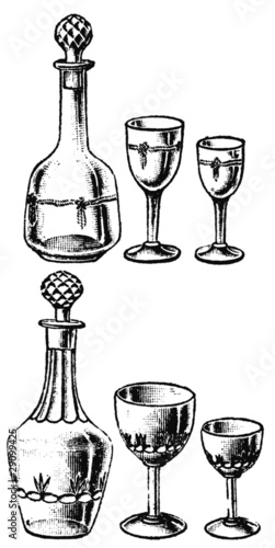 carafe & verre