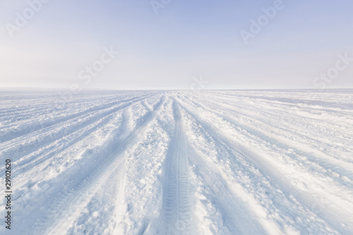Snowy tracks