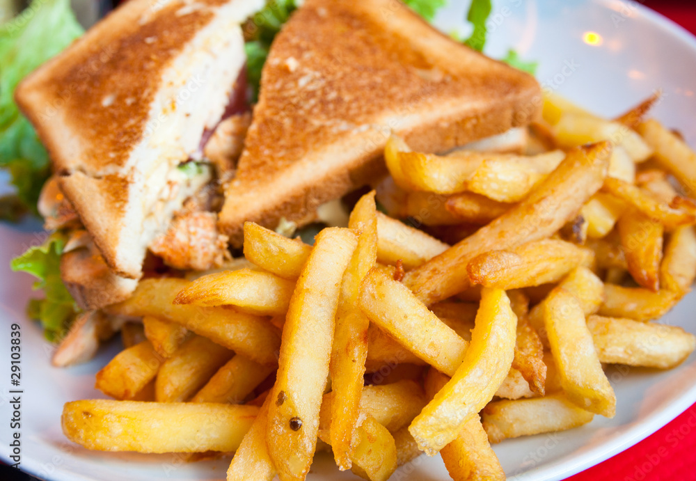 Sandwich with bacon Sandwich with bacon